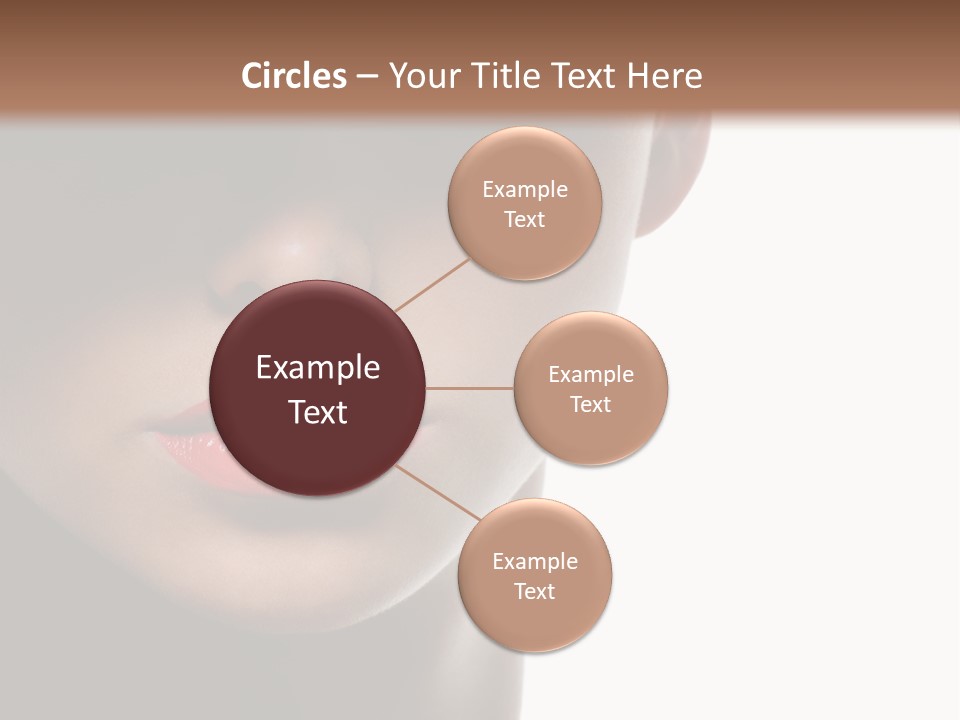 Face Lipstick Stylish PowerPoint Template