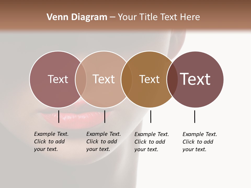 Face Lipstick Stylish PowerPoint Template