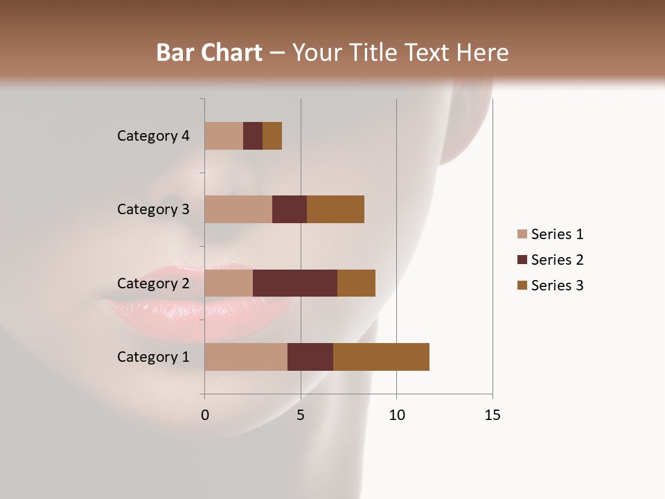 Face Lipstick Stylish PowerPoint Template