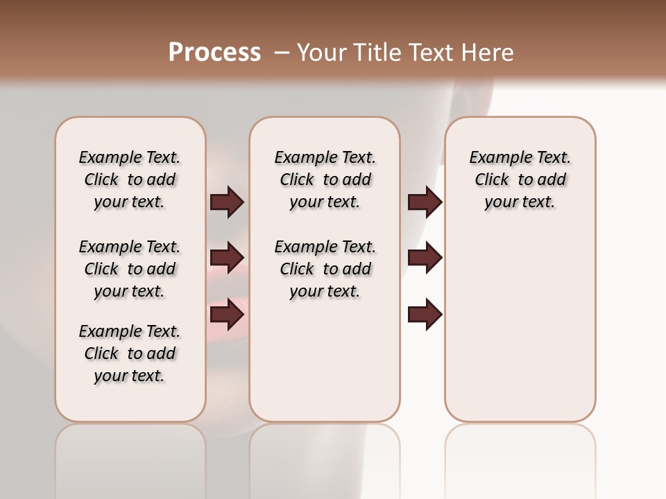 Face Lipstick Stylish PowerPoint Template