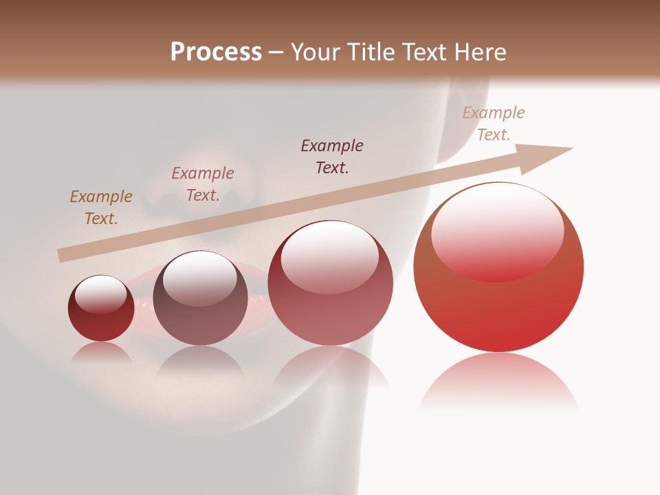 Face Lipstick Stylish PowerPoint Template