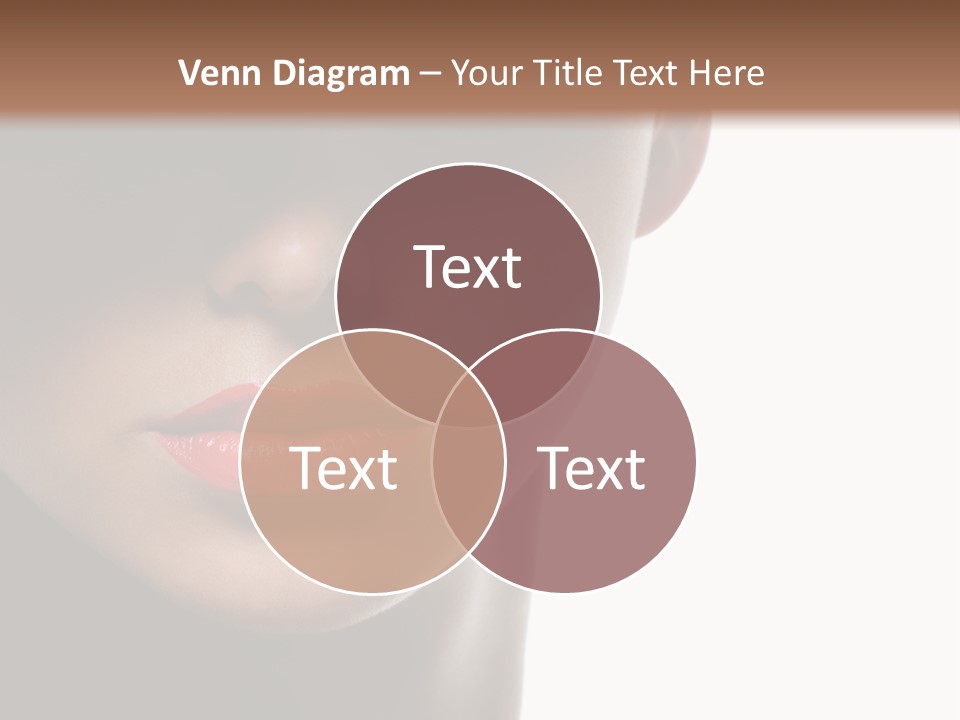 Face Lipstick Stylish PowerPoint Template