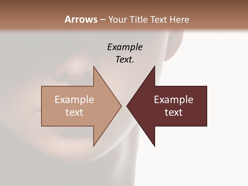 Face Lipstick Stylish PowerPoint Template