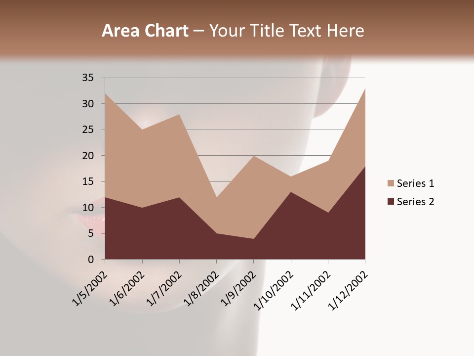 Face Lipstick Stylish PowerPoint Template