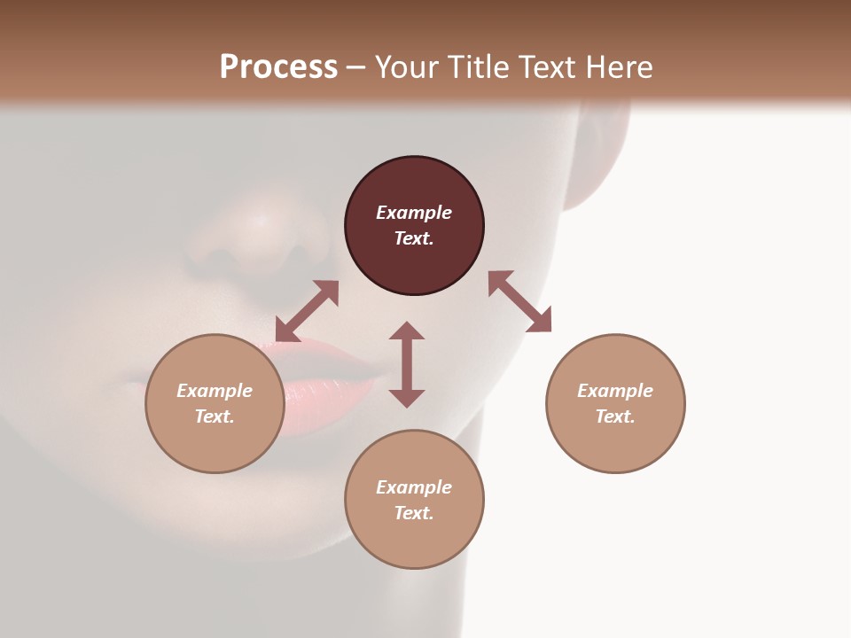 Face Lipstick Stylish PowerPoint Template