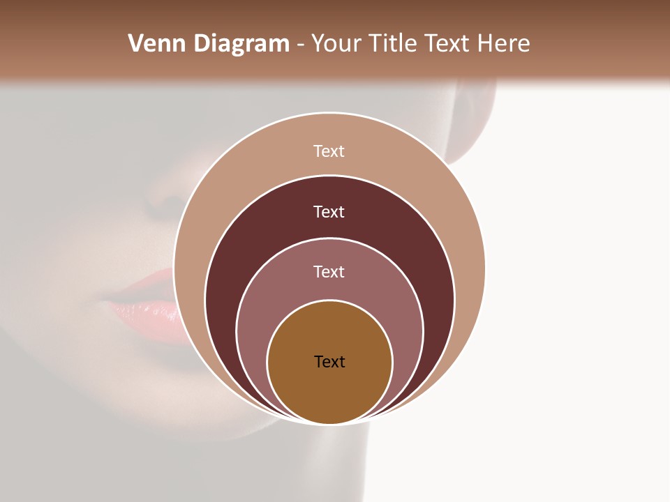 Face Lipstick Stylish PowerPoint Template