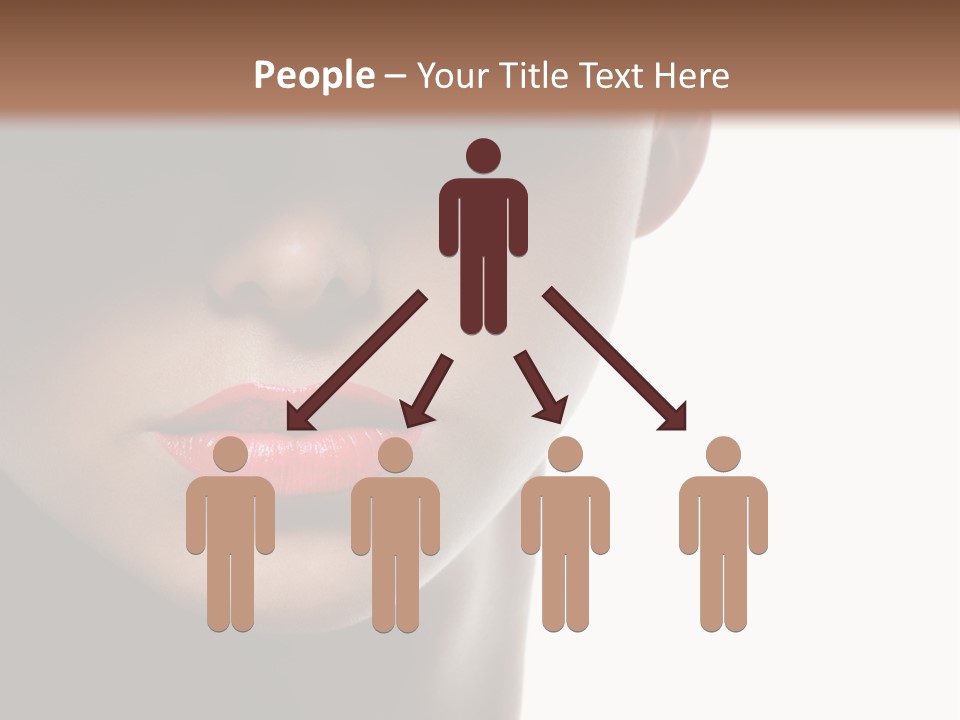 Face Lipstick Stylish PowerPoint Template