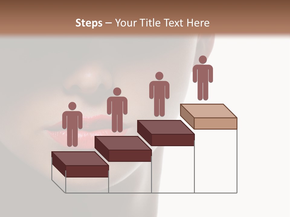 Face Lipstick Stylish PowerPoint Template