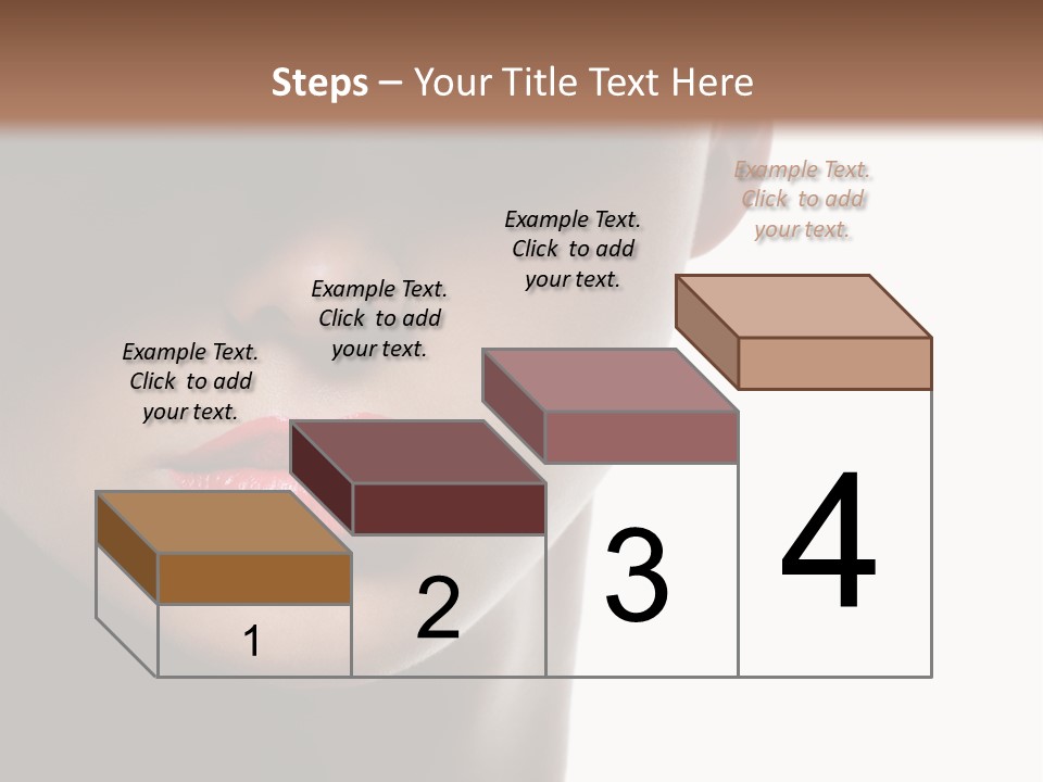 Face Lipstick Stylish PowerPoint Template