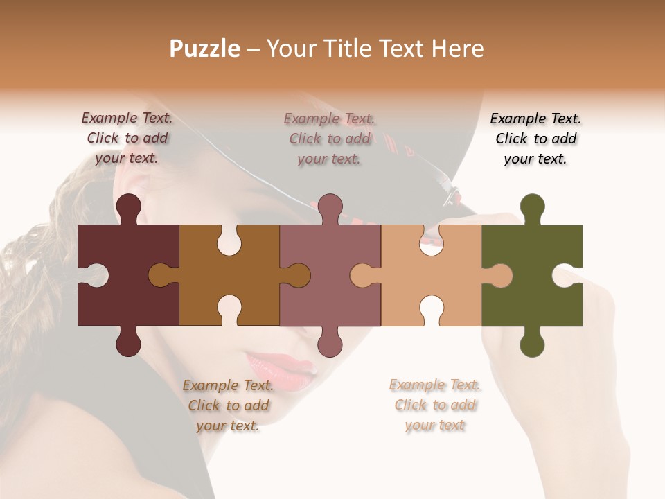 Hat Lipstick Bright PowerPoint Template