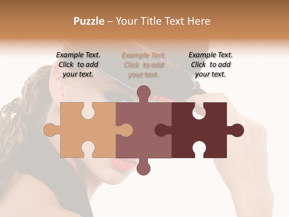 Hat Lipstick Bright PowerPoint Template