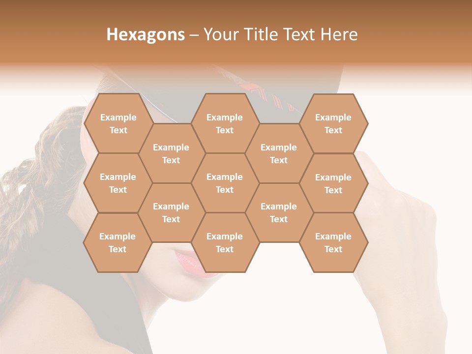 Hat Lipstick Bright PowerPoint Template