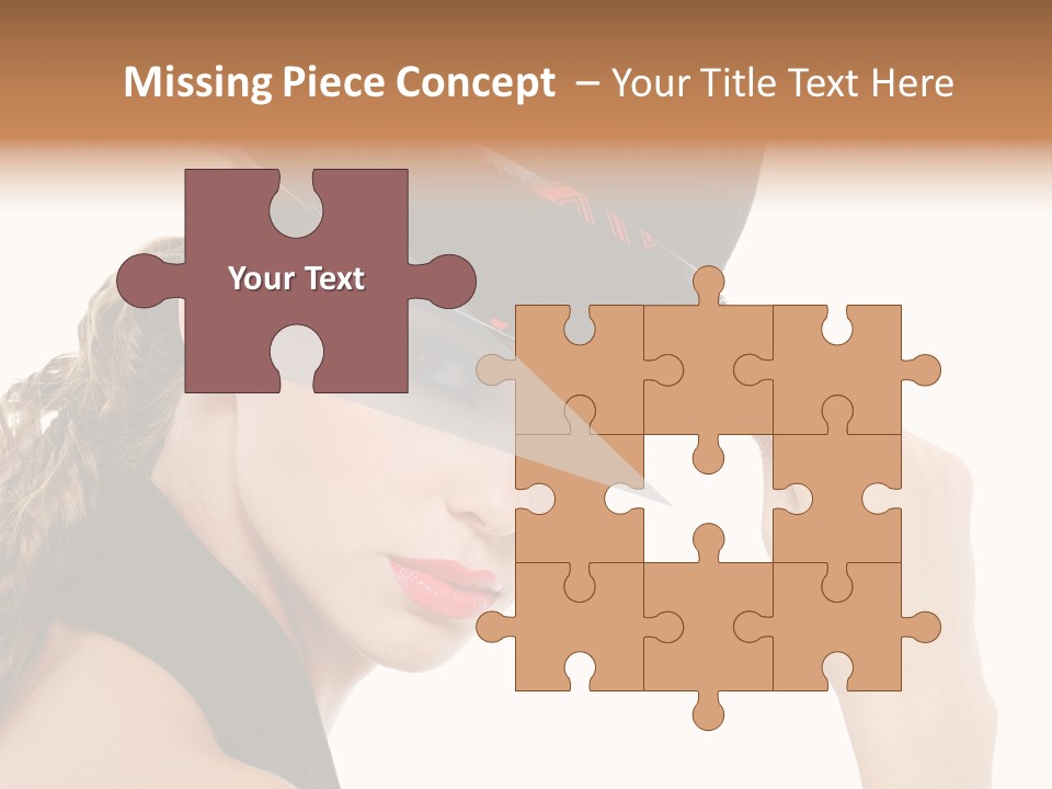 Hat Lipstick Bright PowerPoint Template