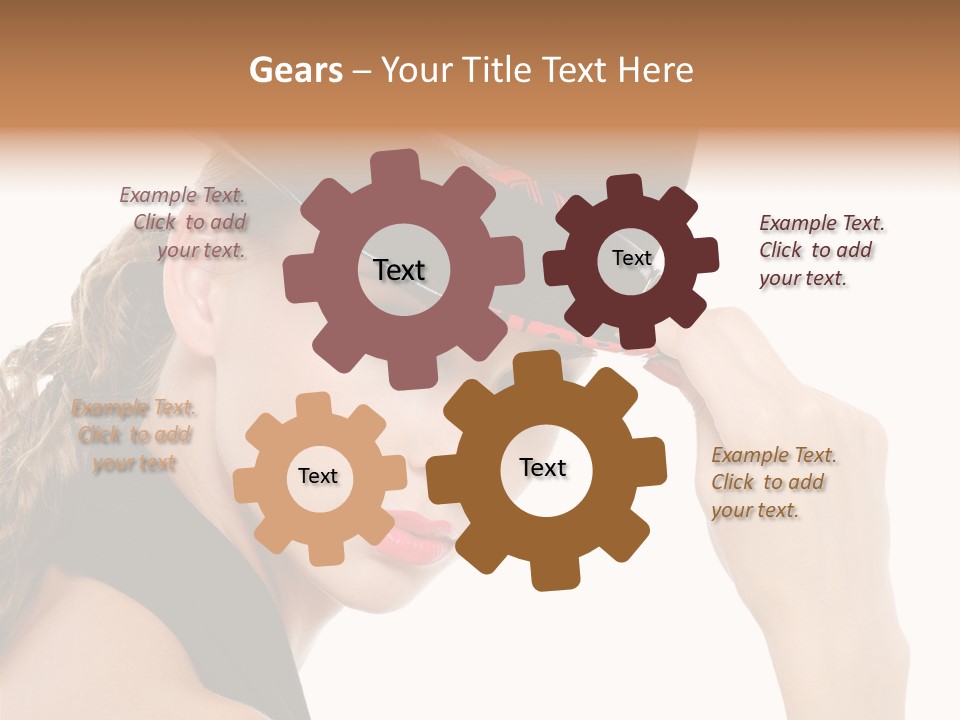 Hat Lipstick Bright PowerPoint Template