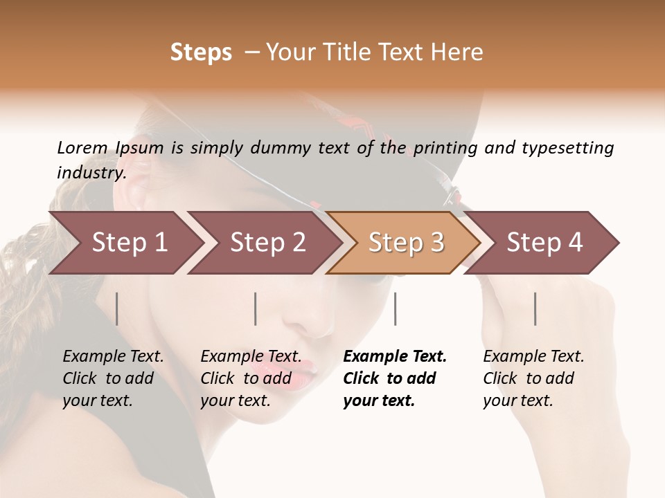 Hat Lipstick Bright PowerPoint Template