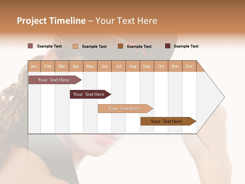 Hat Lipstick Bright PowerPoint Template