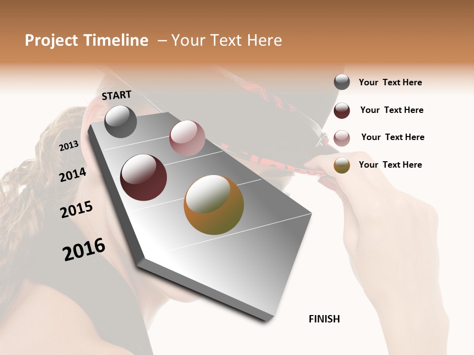 Hat Lipstick Bright PowerPoint Template