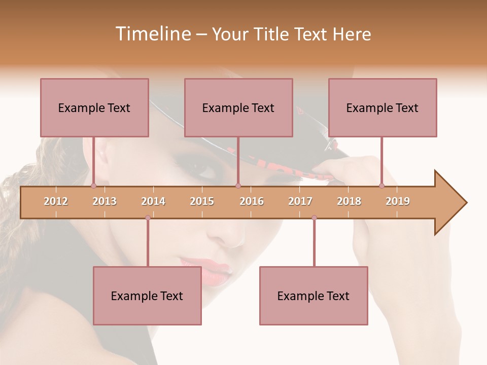 Hat Lipstick Bright PowerPoint Template