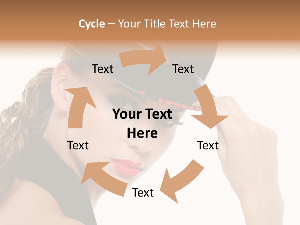 Hat Lipstick Bright PowerPoint Template