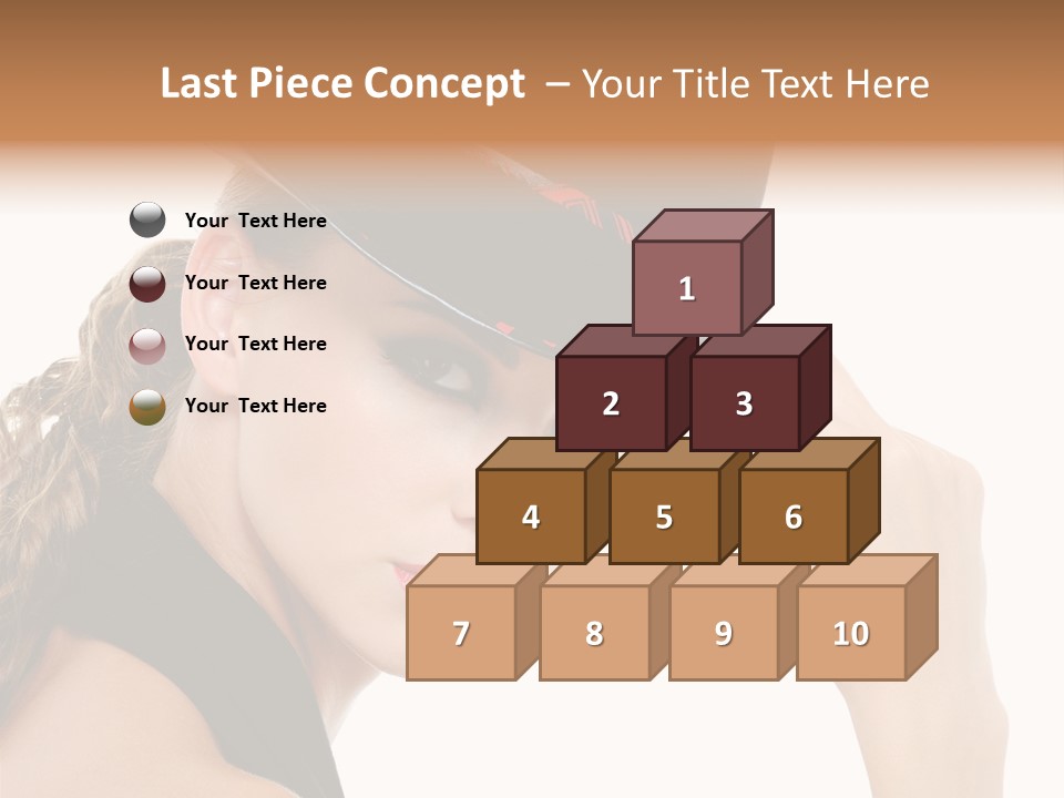 Hat Lipstick Bright PowerPoint Template