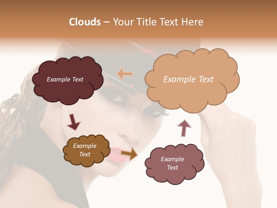 Hat Lipstick Bright PowerPoint Template