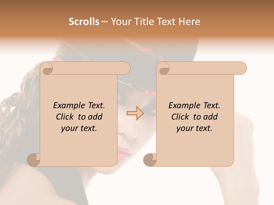 Hat Lipstick Bright PowerPoint Template