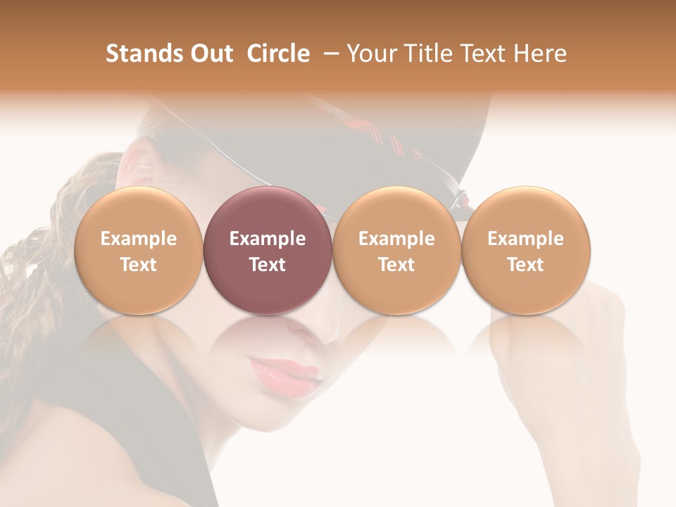 Hat Lipstick Bright PowerPoint Template