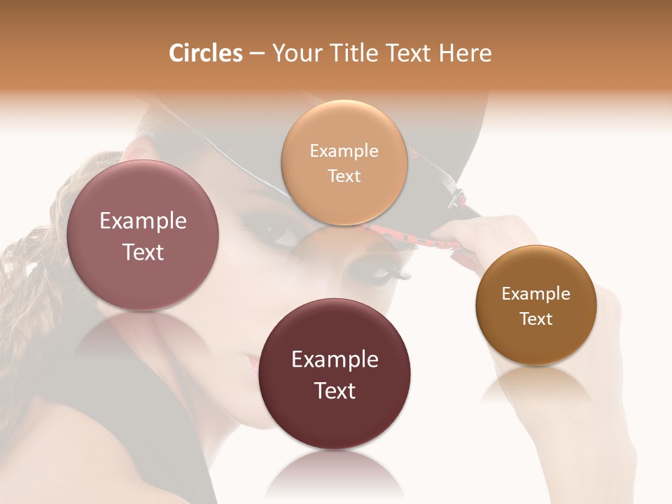 Hat Lipstick Bright PowerPoint Template