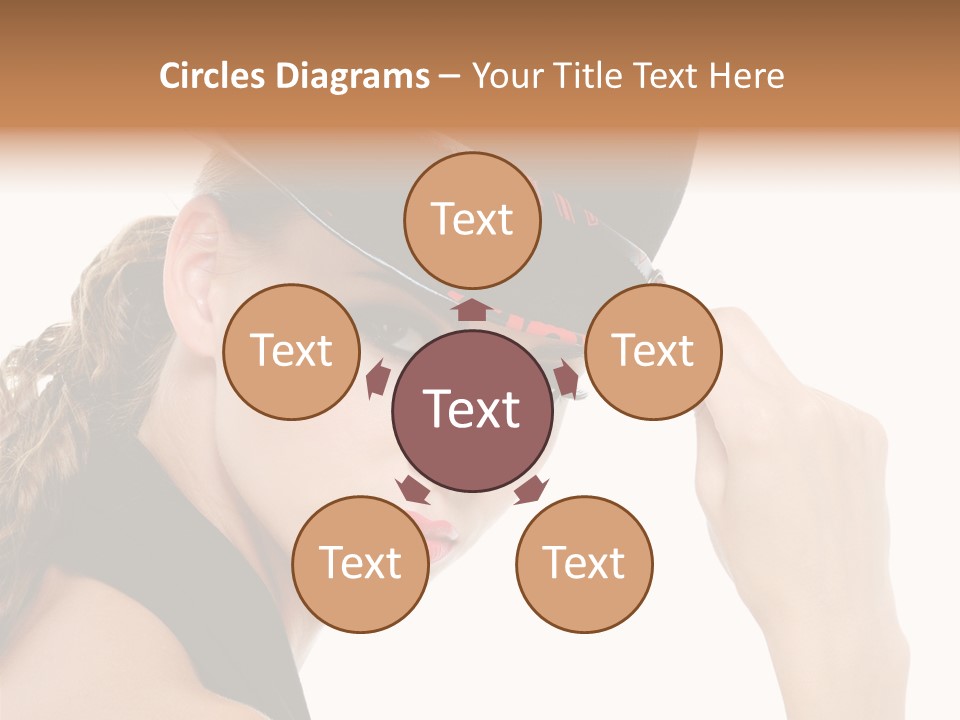 Hat Lipstick Bright PowerPoint Template