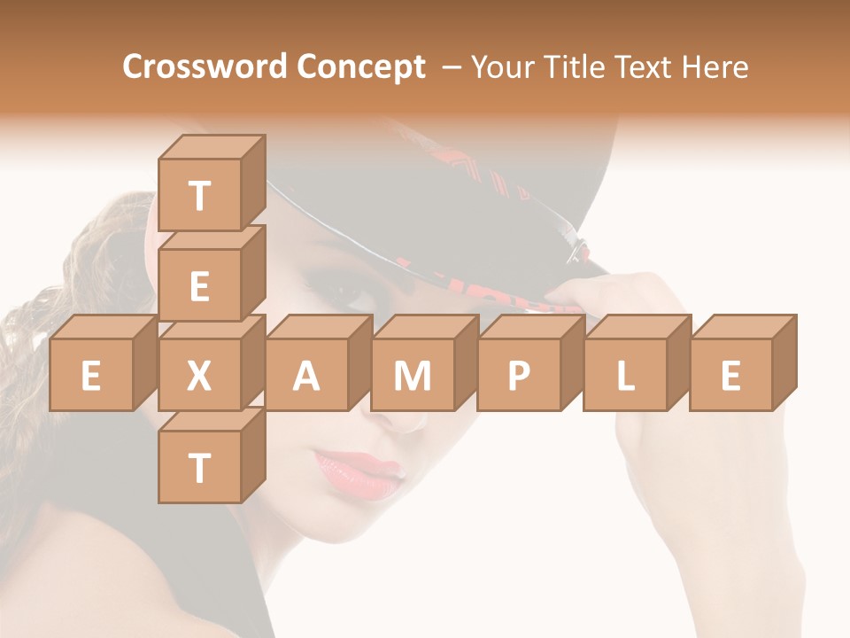 Hat Lipstick Bright PowerPoint Template