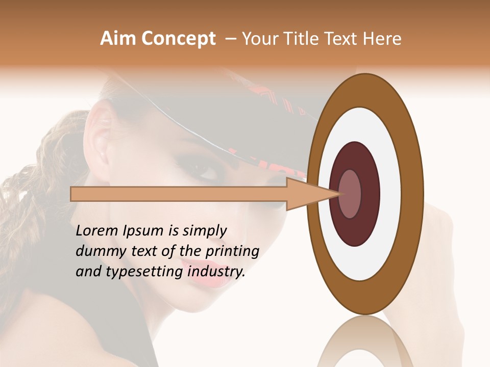 Hat Lipstick Bright PowerPoint Template