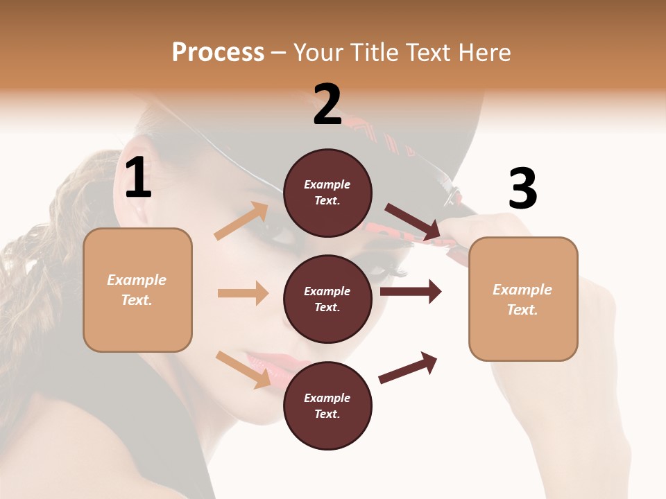 Hat Lipstick Bright PowerPoint Template