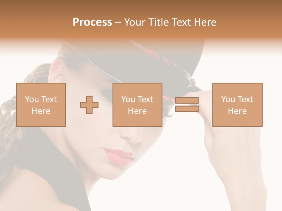 Hat Lipstick Bright PowerPoint Template