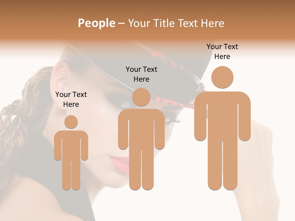 Hat Lipstick Bright PowerPoint Template