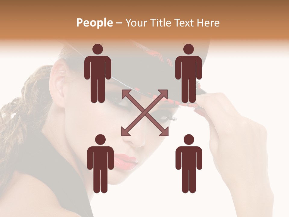 Hat Lipstick Bright PowerPoint Template