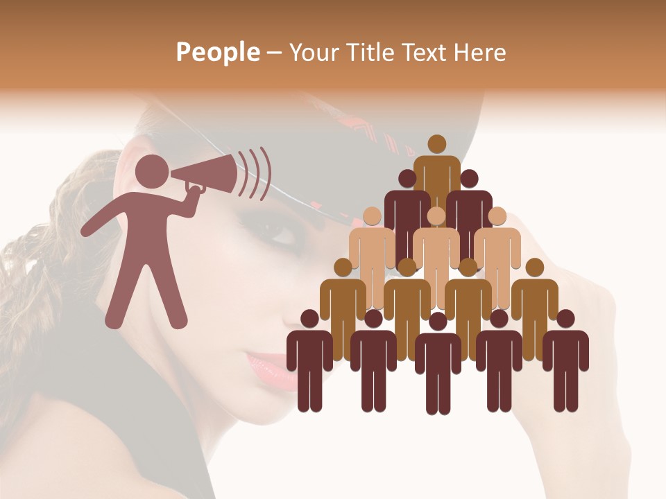 Hat Lipstick Bright PowerPoint Template