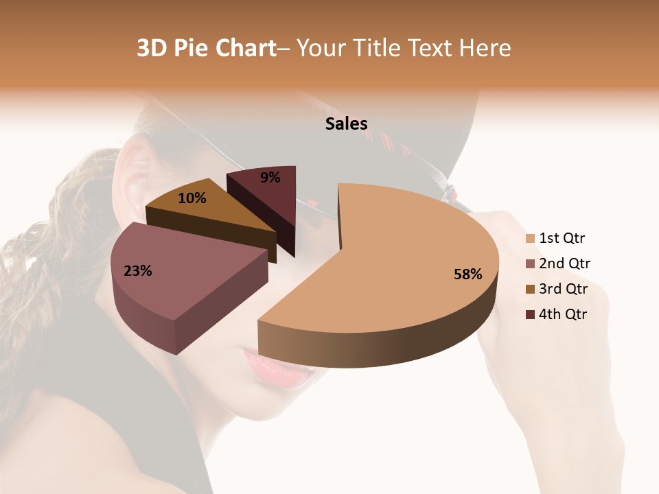 Hat Lipstick Bright PowerPoint Template