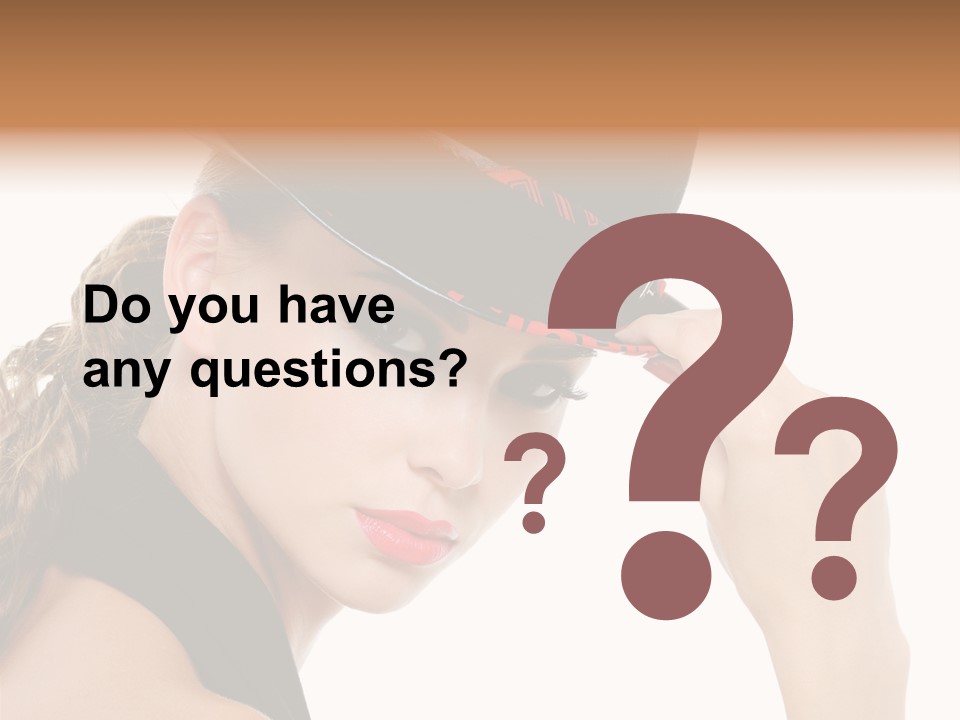 Hat Lipstick Bright PowerPoint Template