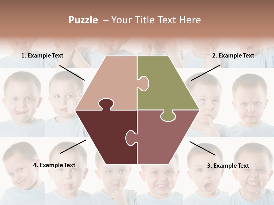 Collage Funny Background PowerPoint Template