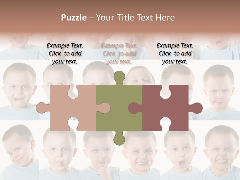 Collage Funny Background PowerPoint Template