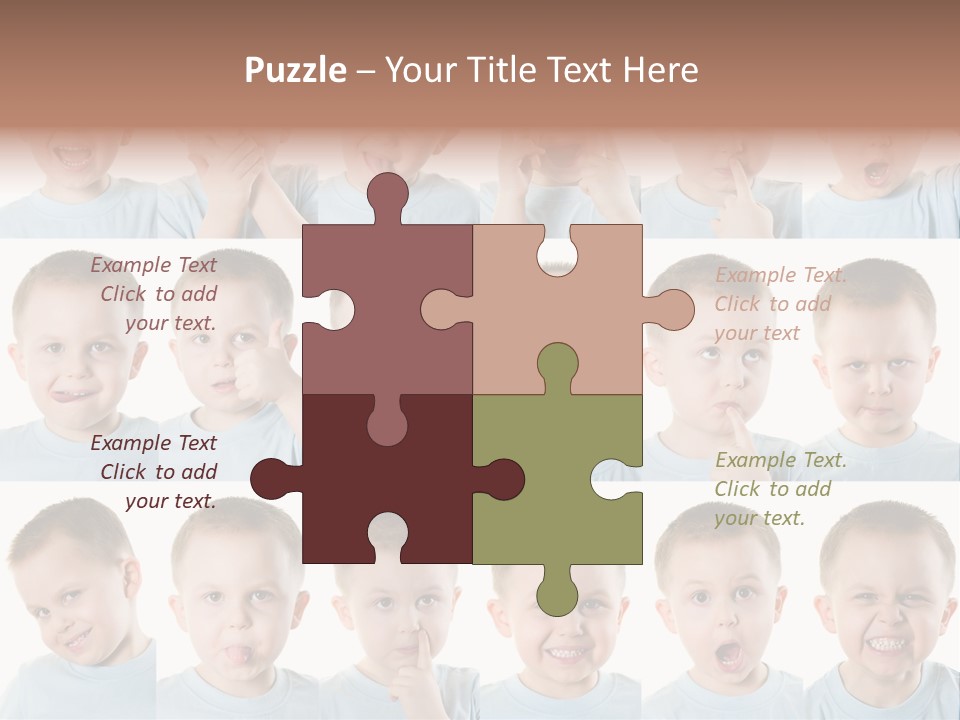 Collage Funny Background PowerPoint Template