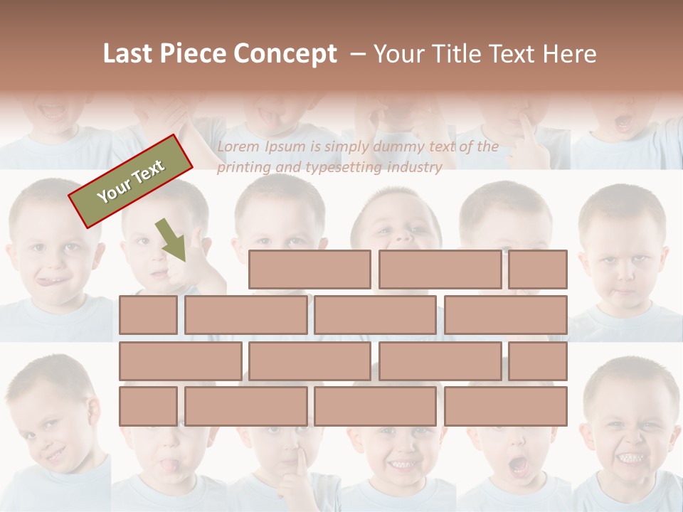 Collage Funny Background PowerPoint Template