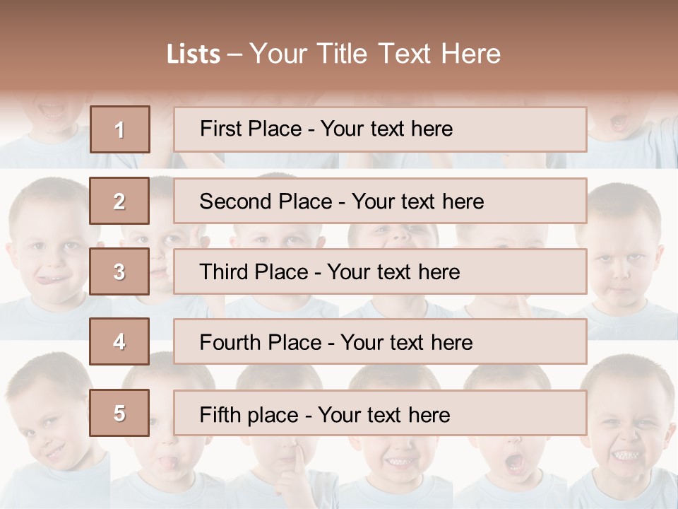 Collage Funny Background PowerPoint Template