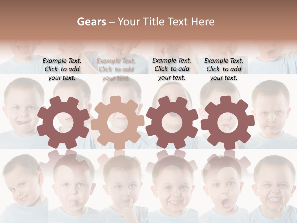 Collage Funny Background PowerPoint Template