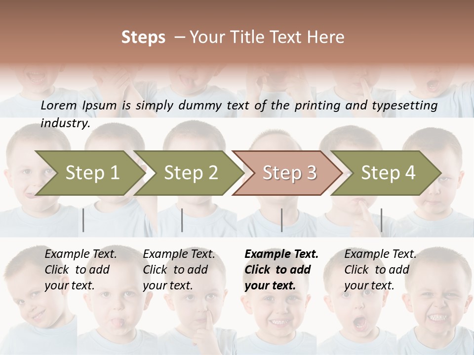 Collage Funny Background PowerPoint Template