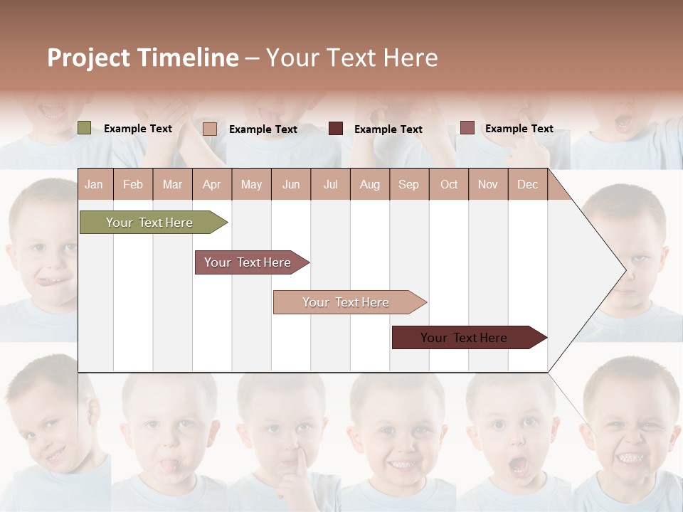 Collage Funny Background PowerPoint Template