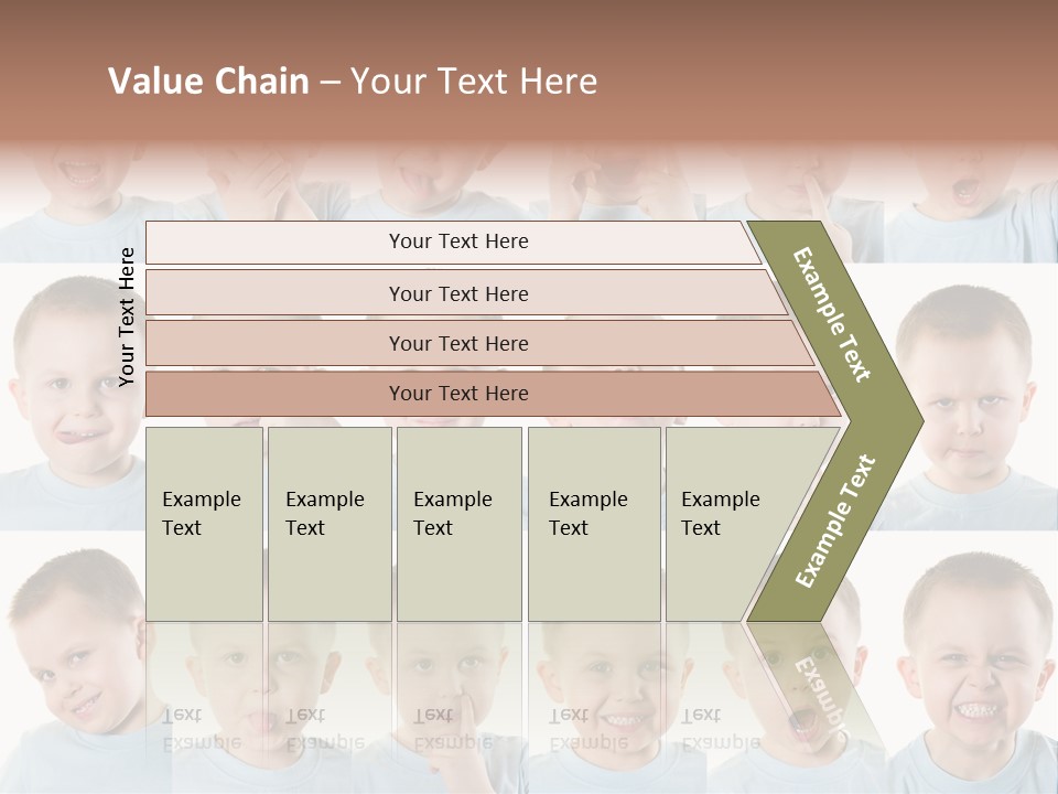 Collage Funny Background PowerPoint Template