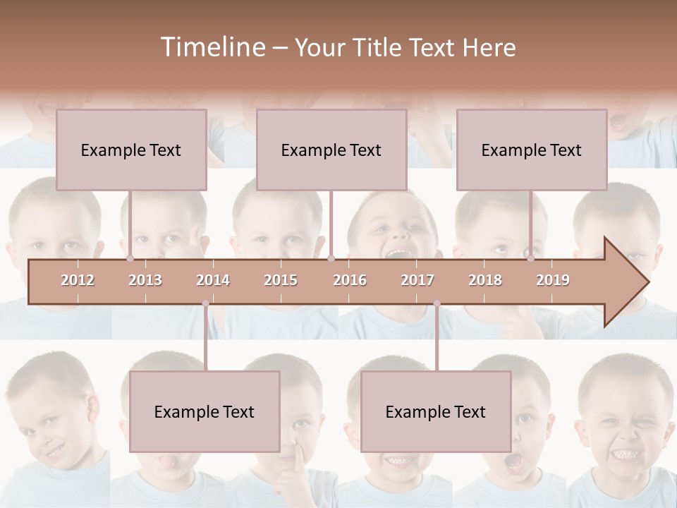 Collage Funny Background PowerPoint Template