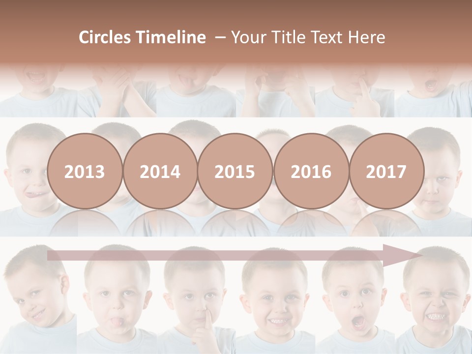 Collage Funny Background PowerPoint Template