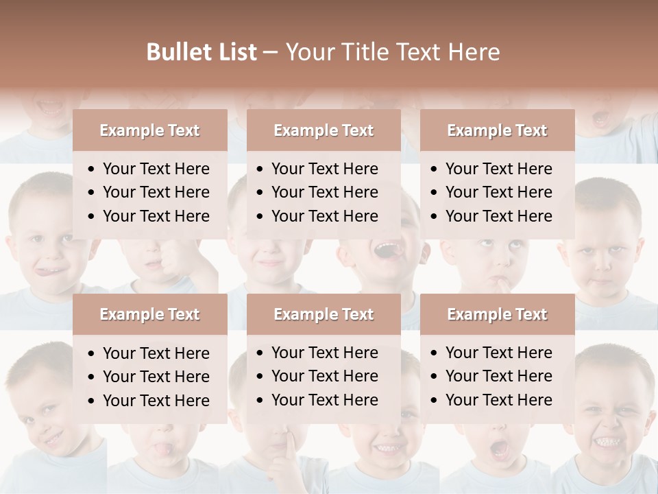 Collage Funny Background PowerPoint Template